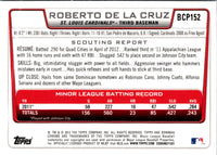 2012 Bowman Chrome Prospects Roberto De La Cruz #BCP152