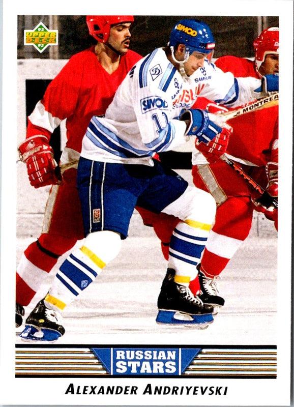 1992 Upper Deck Alexander Andriyevski #342 Rookie