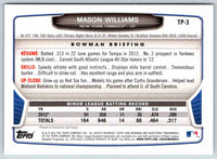 2013 Bowman Mason Williams #TP-3