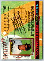 1991 Stadium Club Mike Benjamin #143