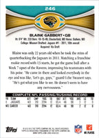 2012 Topps Blaine Gabbert #246