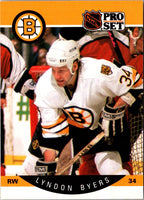 1990 Pro Set Lyndon Byers #3 Rookie