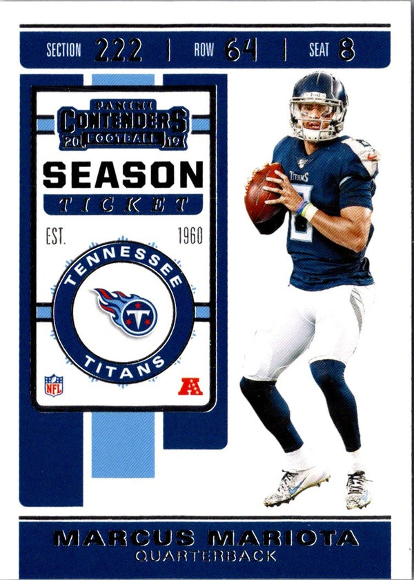 2019 Panini Marcus Mariota #27