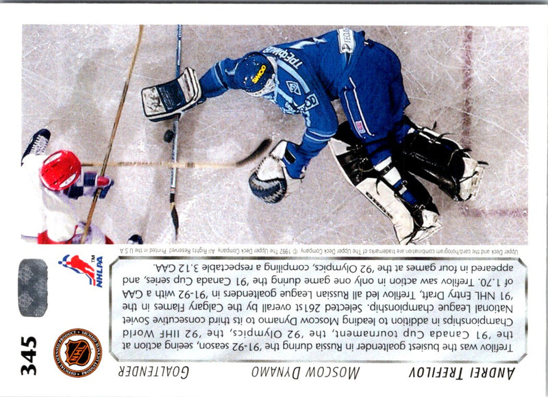 1992 Upper Deck Andrei Trefilov