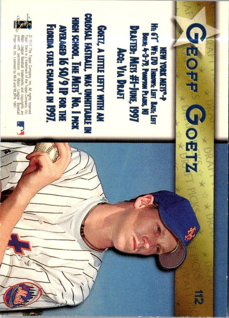 1997 Topps Stars Geoff Goetz