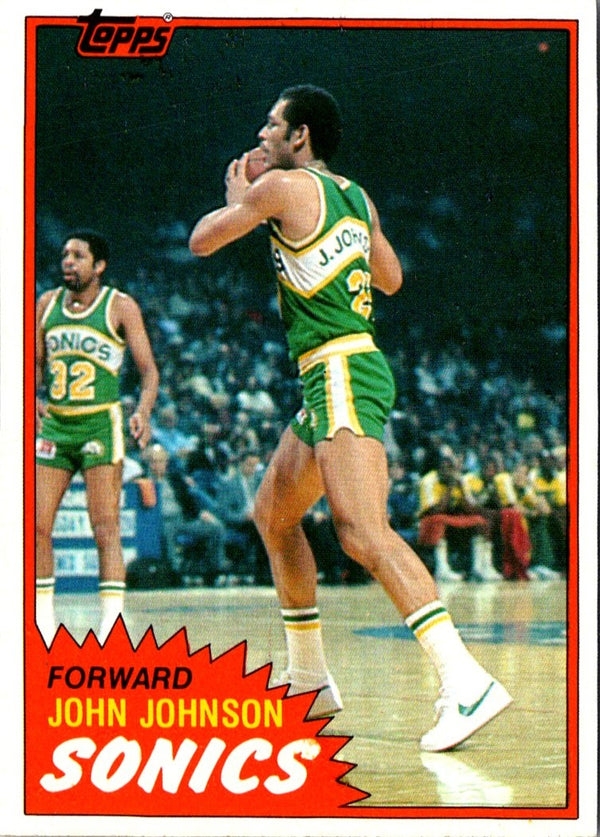 1981 Topps John Johnson #W98