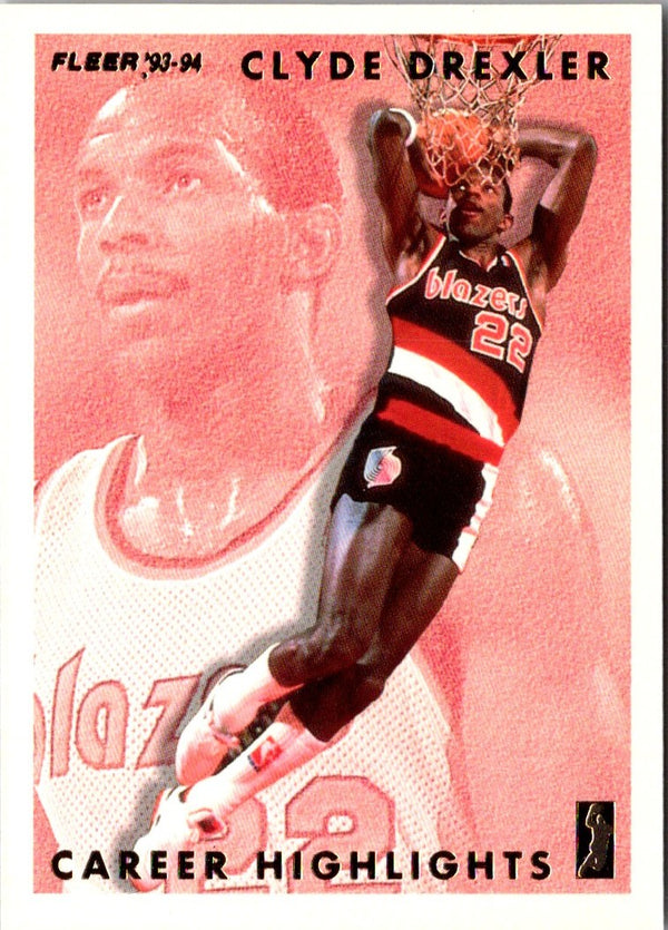 1993 Fleer Clyde Drexler Career Highlights Clyde Drexler #5