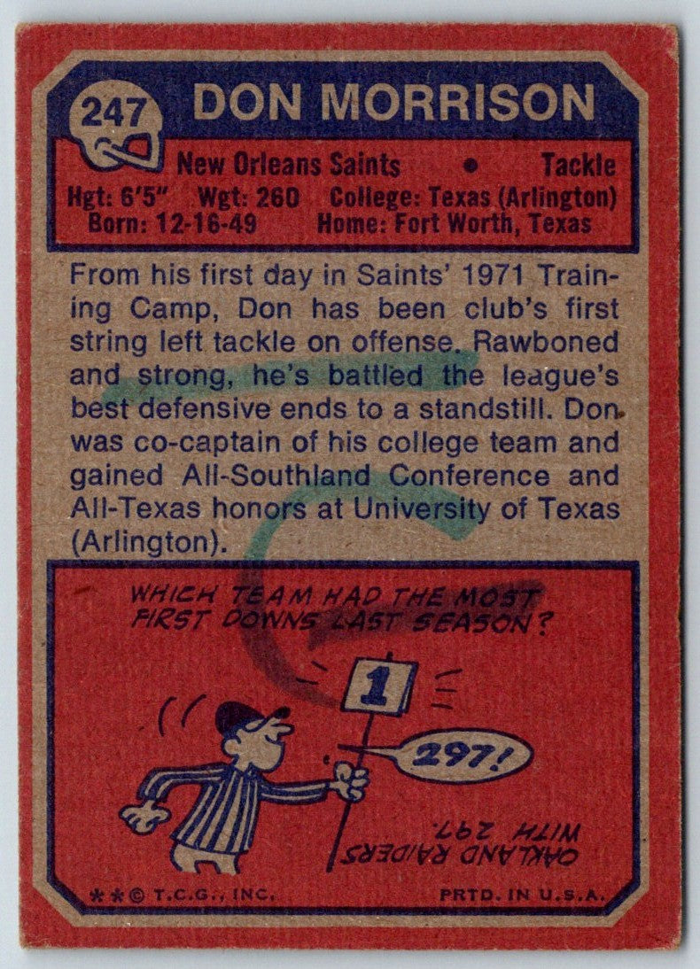 1973 Topps Don Morrison