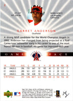 2003 Upper Deck Game Face Garret Anderson #2