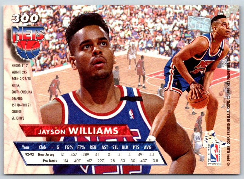 1993 Ultra Jayson Williams