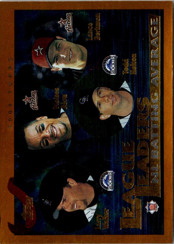 2002 Topps Larry Walker/Todd Helton/Moises Alou/Lance Berkman #343