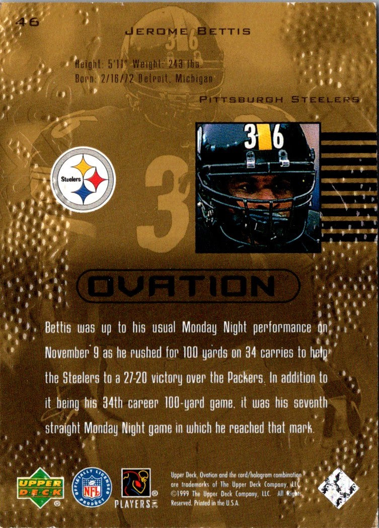 1999 Upper Deck HoloGrFX Jerome Bettis