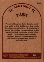 2002 Fleer Tradition Update Benito Santiago #U339