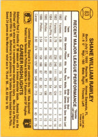 1987 Leaf Shane Rawley #139
