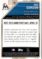 2015 Bowman's Best Dee Gordon #31