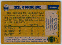 1982 Topps Neil O'Donoghue #474
