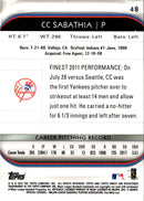 2012 Finest CC Sabathia