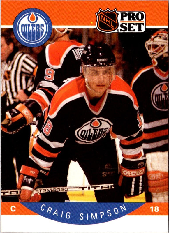 1990 Pro Set Craig Simpson #95
