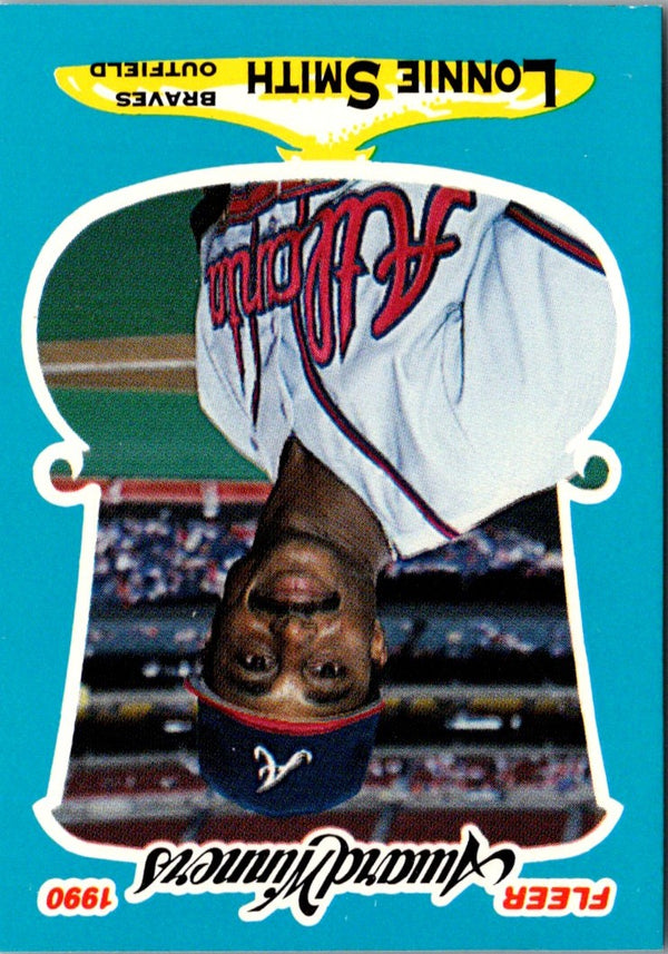 1990 Fleer Lonnie Smith #593