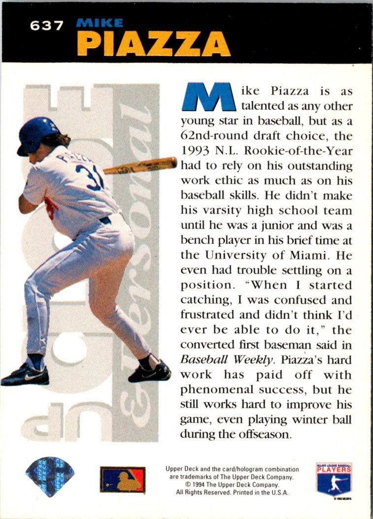 1994 Collector's Choice Mike Piazza