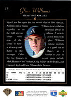 1994 SP Glenn Williams #19 Rookie