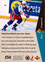 1994 SP Rory Fitzpatrick #192 Rookie