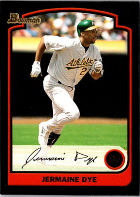2003 Bowman Uncirculated Silver Jermaine Dye #67