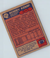1985 Topps Bobby Kemp #217 Rookie
