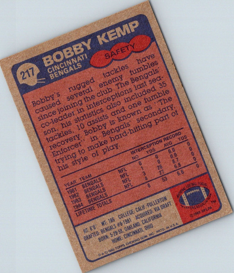 1985 Topps Bobby Kemp
