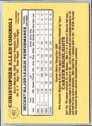 1985 Donruss Chris Codiroli