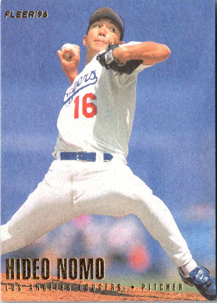 1996 Fleer Hideo Nomo