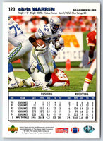 1995 Upper Deck Chris Warren #120