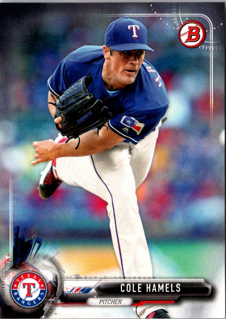 2017 Bowman Blue Cole Hamels