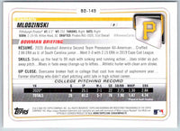 2020 Bowman Carmen Mlodzinski #BD-149
