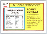 1992 Topps Bobby Bonilla #392