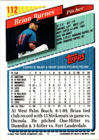 1993 Topps Brian Barnes #112