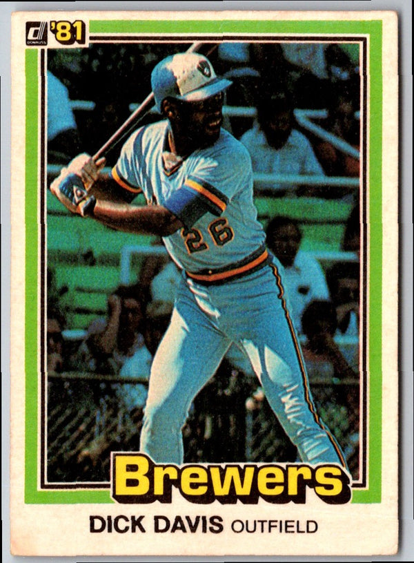 1981 Donruss Dick Davis #528