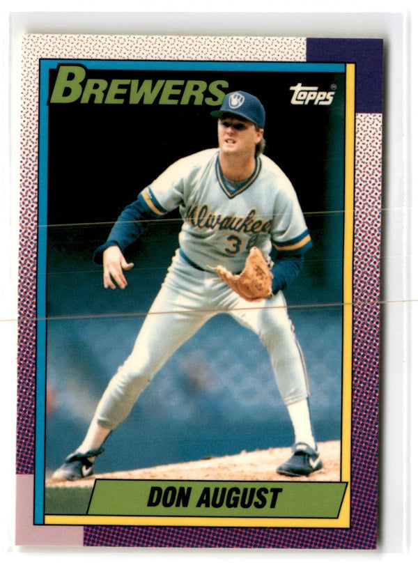 1990 Topps Tiffany Don August #192