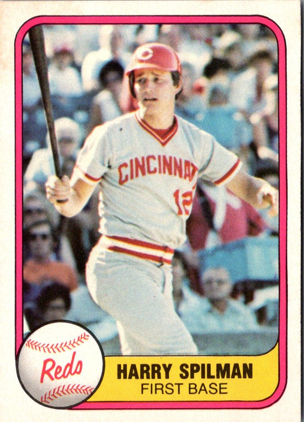 1981 Fleer Harry Spilman #209