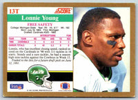 1991 Score Lonnie Young #13T