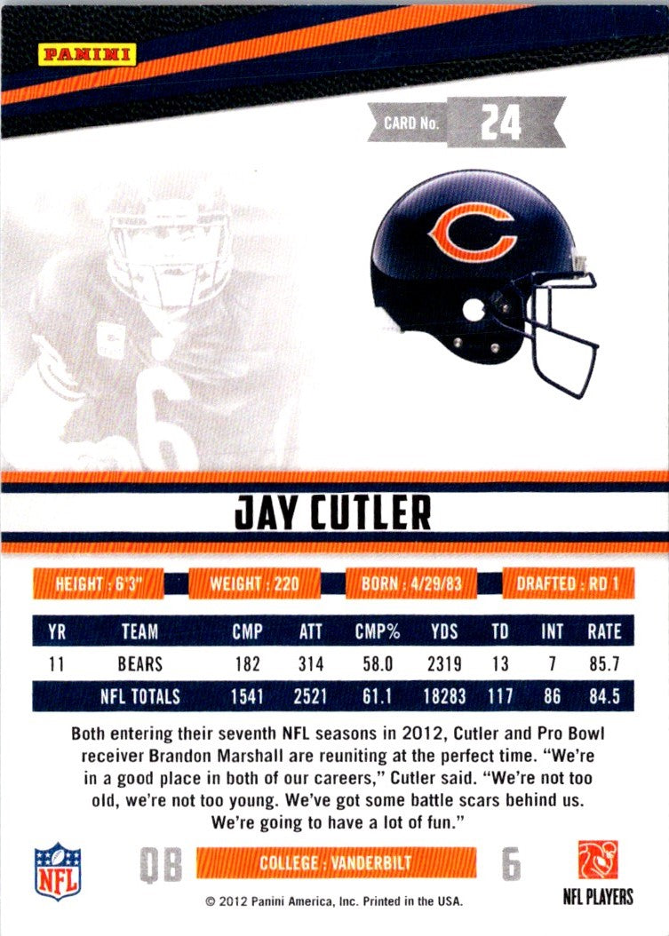 2012 Panini Jay Cutler/Matt Forte