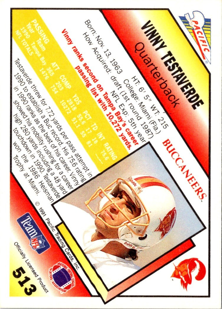 1991 Pacific Vinny Testaverde