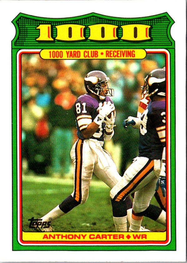 1988 Topps 1000 Yard Club Anthony Carter #12