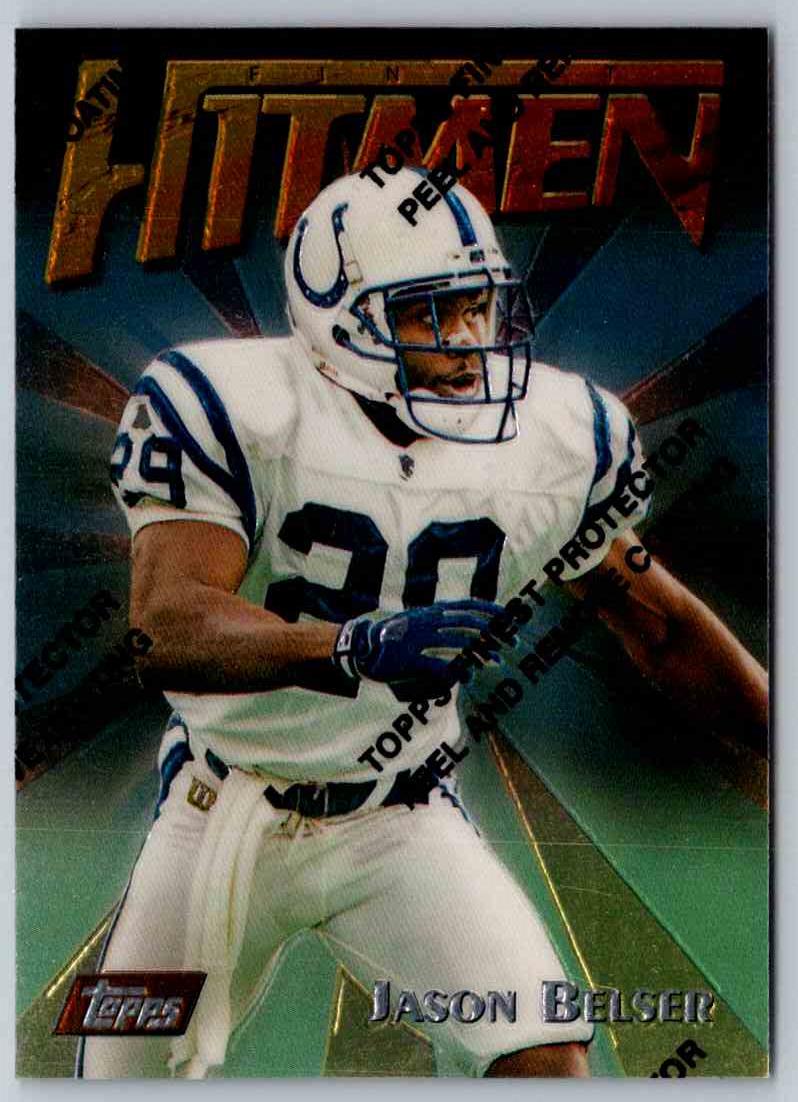 1997 Topps Finest Football Jason Belser