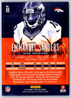 2014 Panini Immaculate Standard Brand Logo Emmanuel Sanders #80