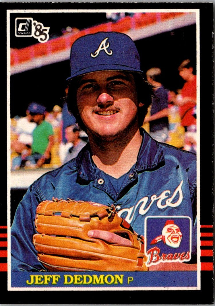 1985 Donruss Jeff Dedmon