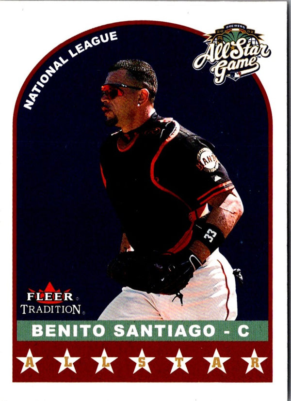 2002 Fleer Tradition Update Benito Santiago #U339