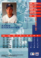 1995 Leaf Gold Rookies Alex Gonzalez #15