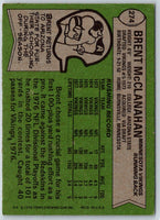1978 Topps Brent McClanahan #274