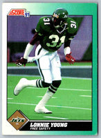 1991 Score Lonnie Young #13T